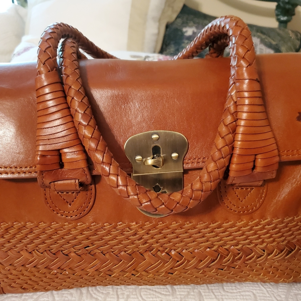 Patricia Nash Mazuro Fine Weave Discovery Satchel